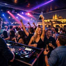 Prague DJ Festival - Festa in barca e Epic + Karlovy Lazne