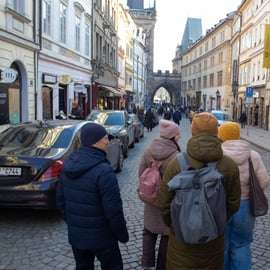 Tour gastronómico secreto a pé em Praga