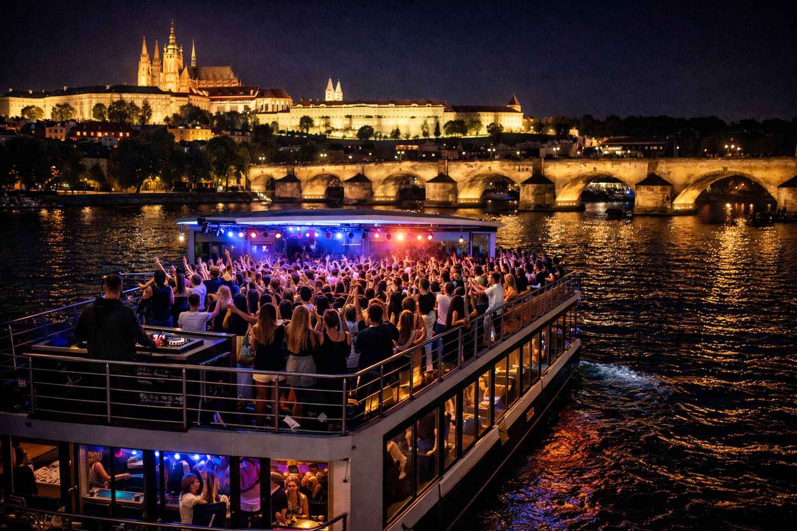 Prague DJ Festival - Festa in barca e Epic + Karlovy Lazne