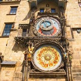 Praga: Bilet wstępu na wieżę zegarową astronomiczną i przewodnik audio