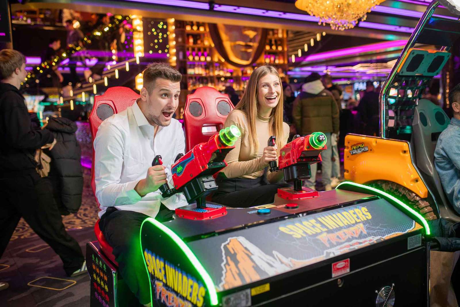 Experimente jogos de fliperama ilimitados no LEVELS Prague