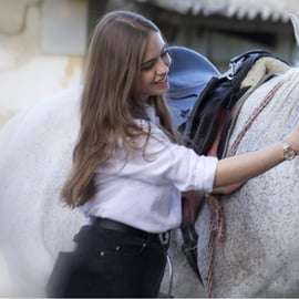 Passeio a cavalo perto de Praga