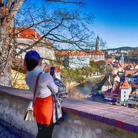 Da Praga: gita di un giorno intero a Český Krumlov