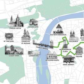 Praga: Tour privado a pie de la Ciudad Vieja con servicio de recogida del hotel