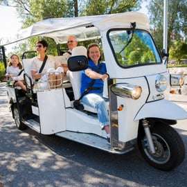 Praga: tour de la ciudad en tuk-tuk eléctrico con guía
