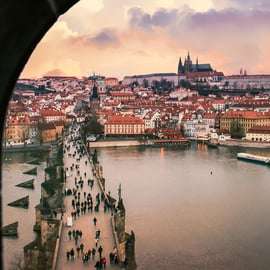 Praga: 50-minutowy wieczorny rejs widokowy