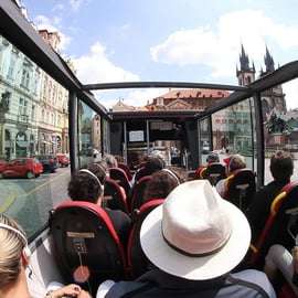 Praga: Tour storico del centro città in autobus