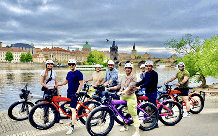Praga: Grand City Tour em uma Fat e-Bike
