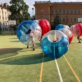 Praga: Burbujas de fútbol en el centro de Praga