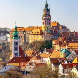 Desde Praga: Excursión a Český Krumlov y Castillo de Hluboká