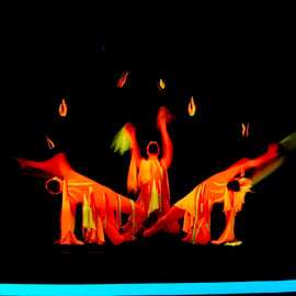 Praga: Espectáculo WOW Teatro de Luz Negra