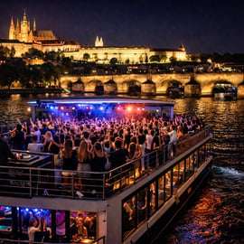 Prague DJ Festival - Festa in barca e Epic + Karlovy Lazne