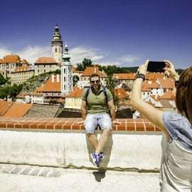 De Praga: Viagem de 1 dia a Český Krumlov e České Budějovice