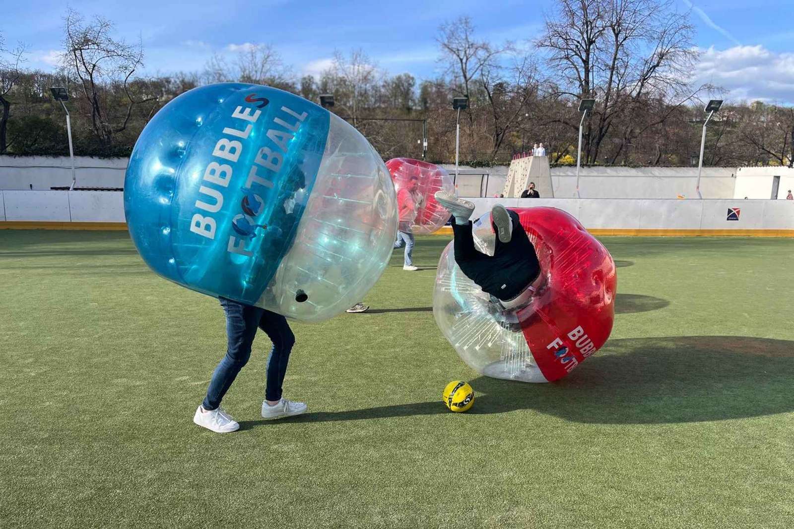 Praga: Fútbol burbujas - Zorb Football in centrum