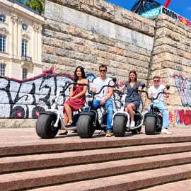 Praga: passeio de 3 horas em scooter elétrica com pneus largos