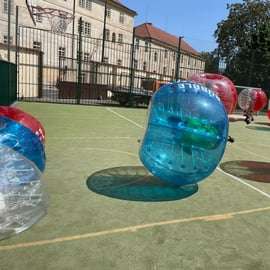 Praga: Burbujas de fútbol en el centro de Praga