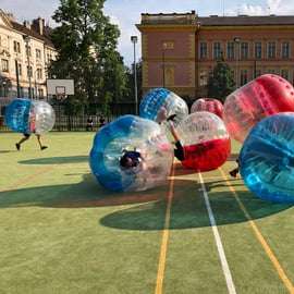 Praga: Burbujas de fútbol en el centro de Praga