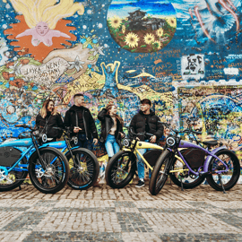 Praga: Wielka wycieczka po mieście na rowerze Fat e-Bike