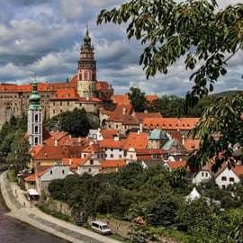 Da Praga: Tour di un giorno a Český Krumlov con servizio di prelievo