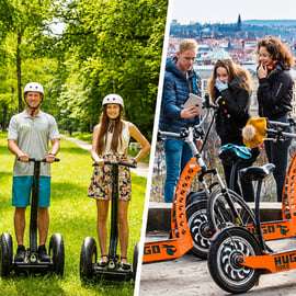Praga: tour combinato in Segway e scooter elettrico
