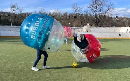 Praga: Fútbol burbujas - Zorb Football in centrum
