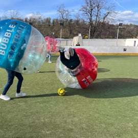 Praga: Fútbol burbujas - Zorb Football in centrum